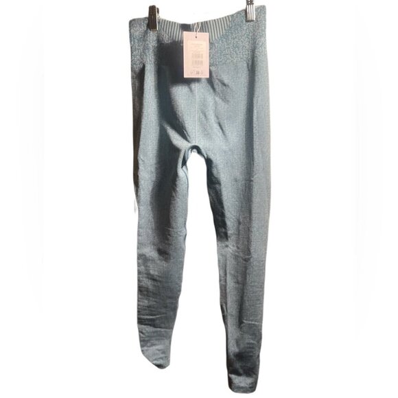 NWT Gymshark Marl Seamless Leggings Light Grey Marl/Dark Grey Marl/Smokey Grey M - Picture 3 of 3